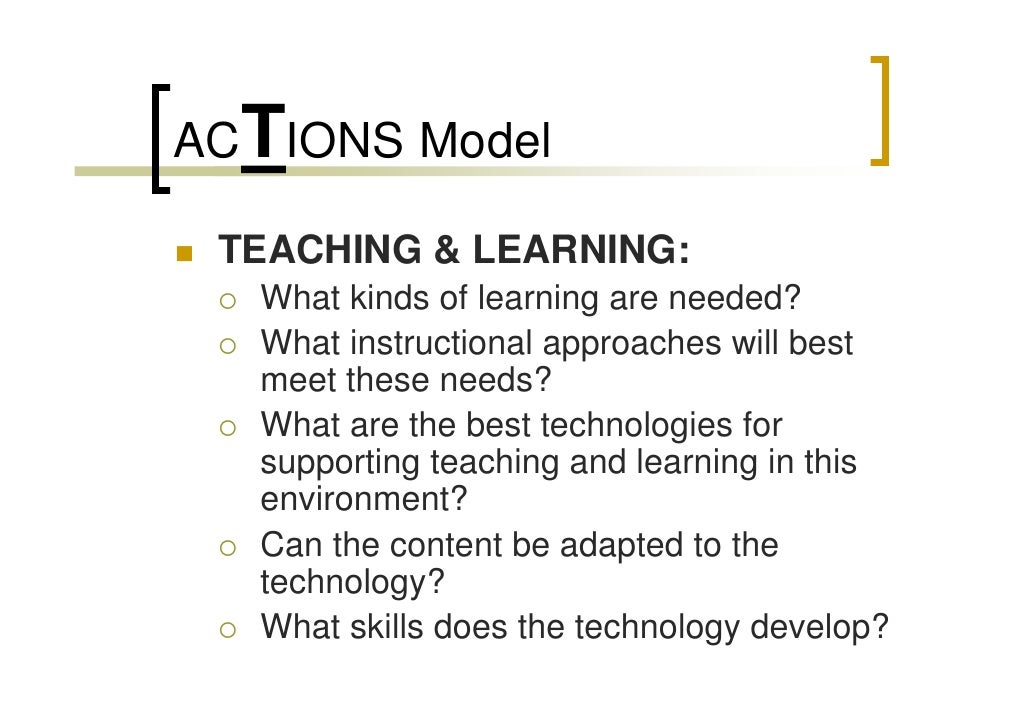 ACTIONS Model