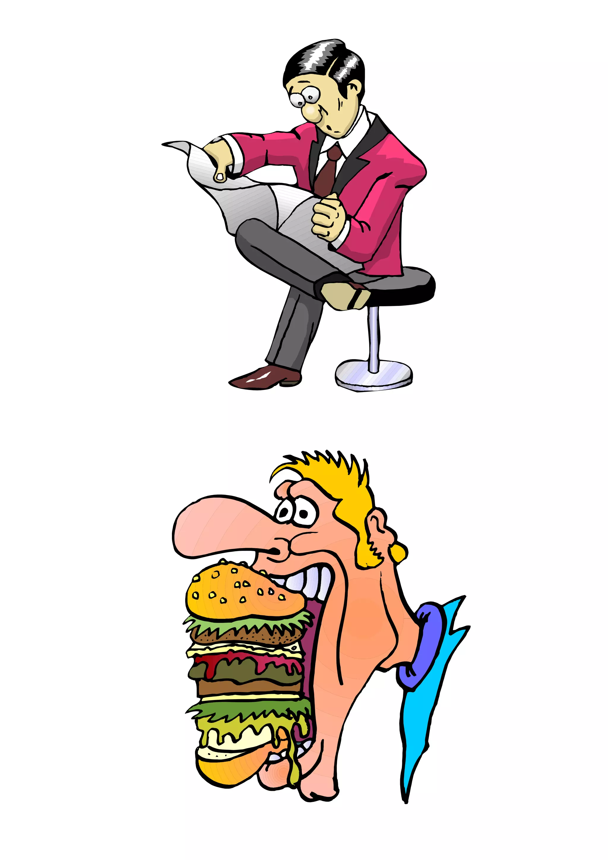 Actions, present continuous