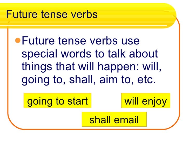 Action Verbs