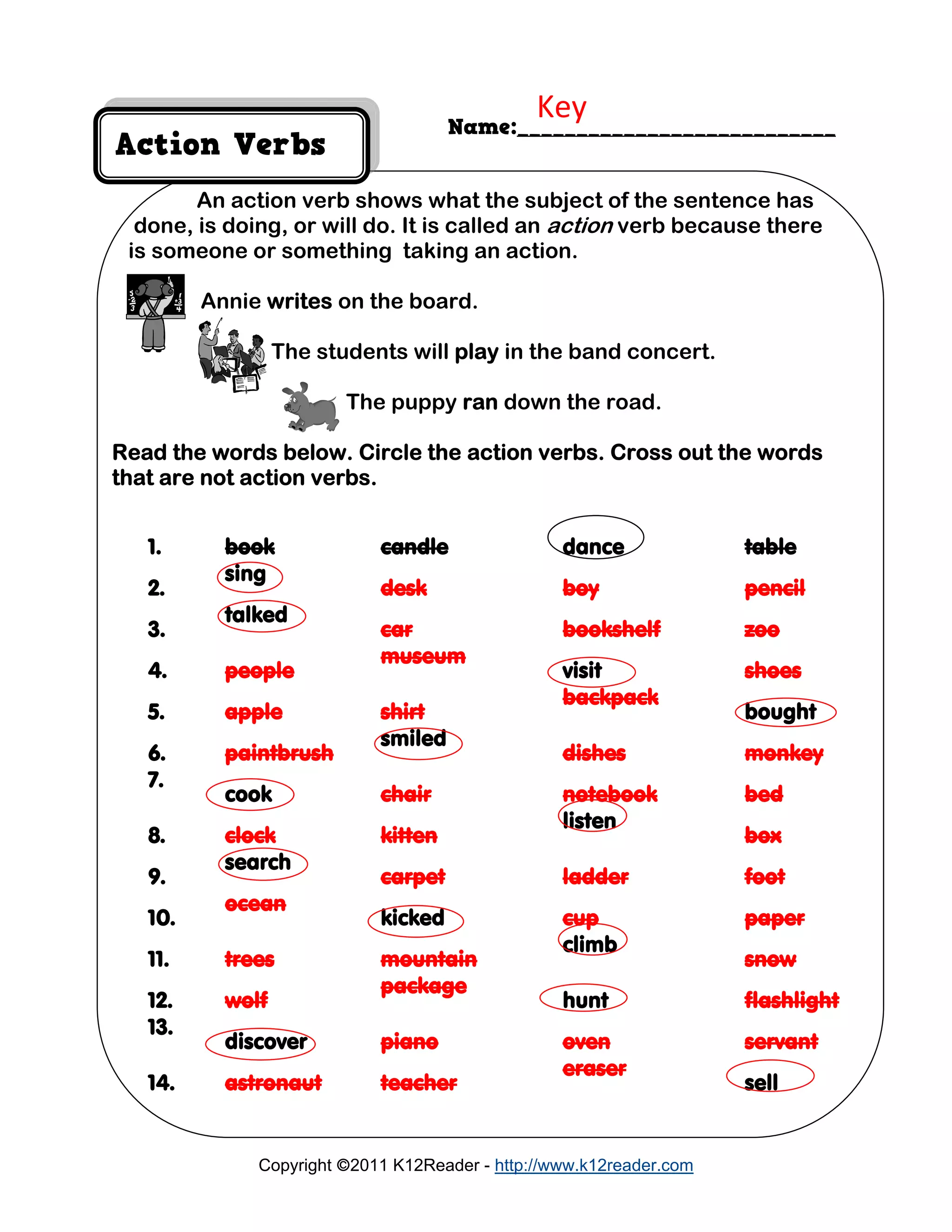 Action verbs | PDF