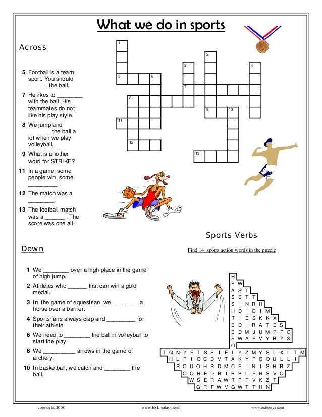 Action verbs sports-hobbies-olympics