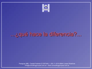 ...¿qué hace la diferencia?... 