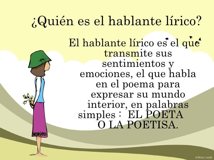 Actitudes del Hablante Lirico