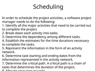 actitvity_scheduling ppt for activity planning | PPTX