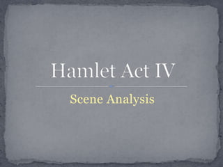 Scene Analysis
 