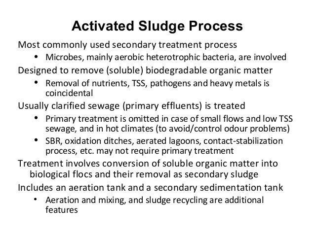 Timefactive Sludge Surplus Activated Sludge : Activated Sludge Process Design – EVUEL