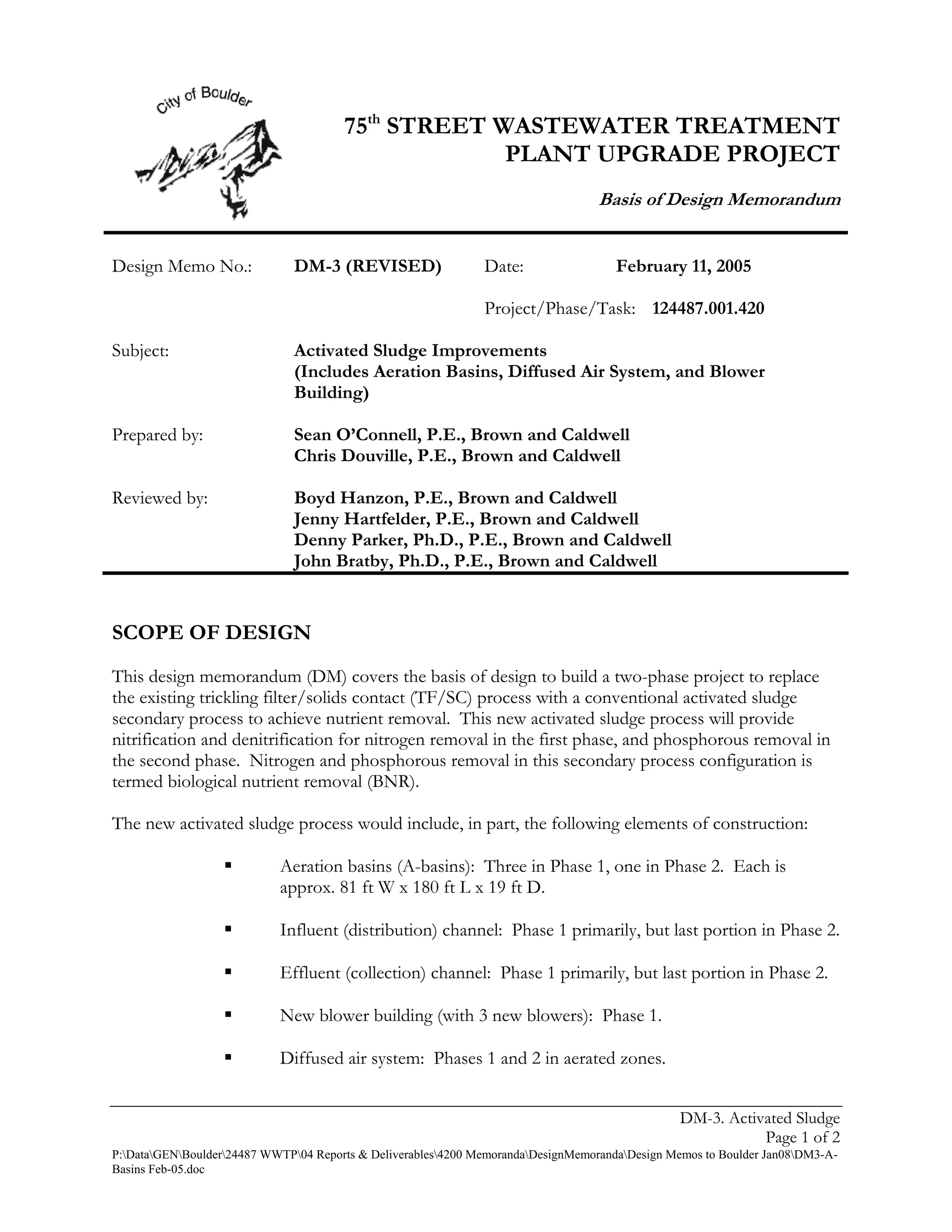 Sludge Report Tracking Examples Activated sludge process design | PDF