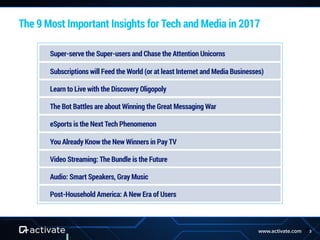 Activate Tech and Media Outlook 2017 Slide 3