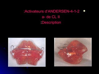 :Activateurs d’ANDERSEN-4-1-2
a- de CL II
:Description



 