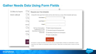 Gather Needs Data Using Form Fields 
 