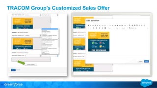 TRACOM Group’s Customized Sales Offer 
18" 
 