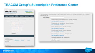 TRACOM Group’s Subscription Preference Center 
9" 
 
