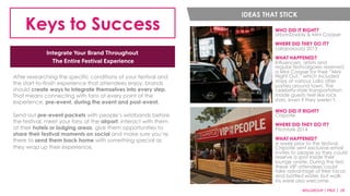 Bands & Brands: A Guide to Experiential Activations at Music Festivals Slide 28