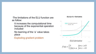 Activation Functions and usages in neural networkds | PDF