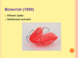BIONATOR (1950)
 Wilhelm balter
 Skeltanised activator
 