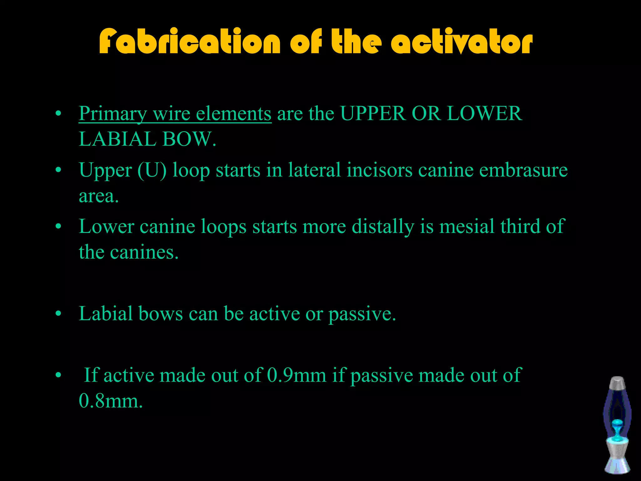 Activator and its modifications | PPTX