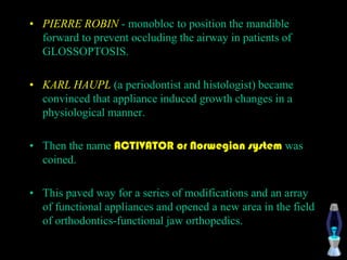 Robins Modification Activator and its modifications | PPTX