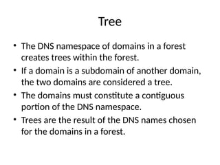 Active-Directory-Domain-Service [this ppt explains activedirectory] | PPTX