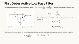 Active Filter Design Techniques Using Op-Amps | Low Pass, High Pass ...