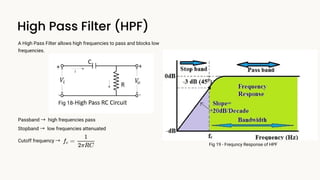 Active Filter Design Techniques Using Op-Amps | Low Pass, High Pass ...
