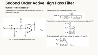 Active Filter Design Techniques Using Op-Amps | Low Pass, High Pass ...