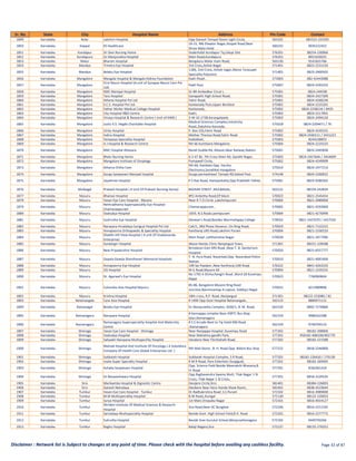 MDIndia Health Insurance TPA Hospital List | ManipalCigna | PDF