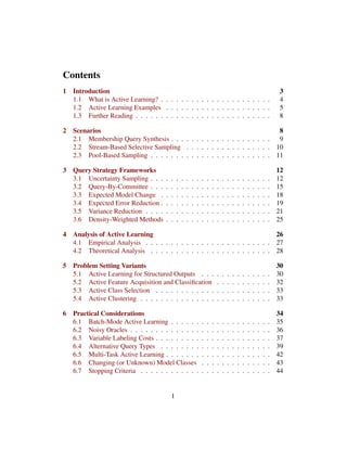Active Learning Literature Survey | PDF