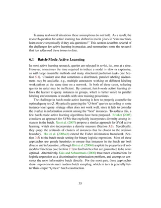 Active Learning Literature Survey | PDF