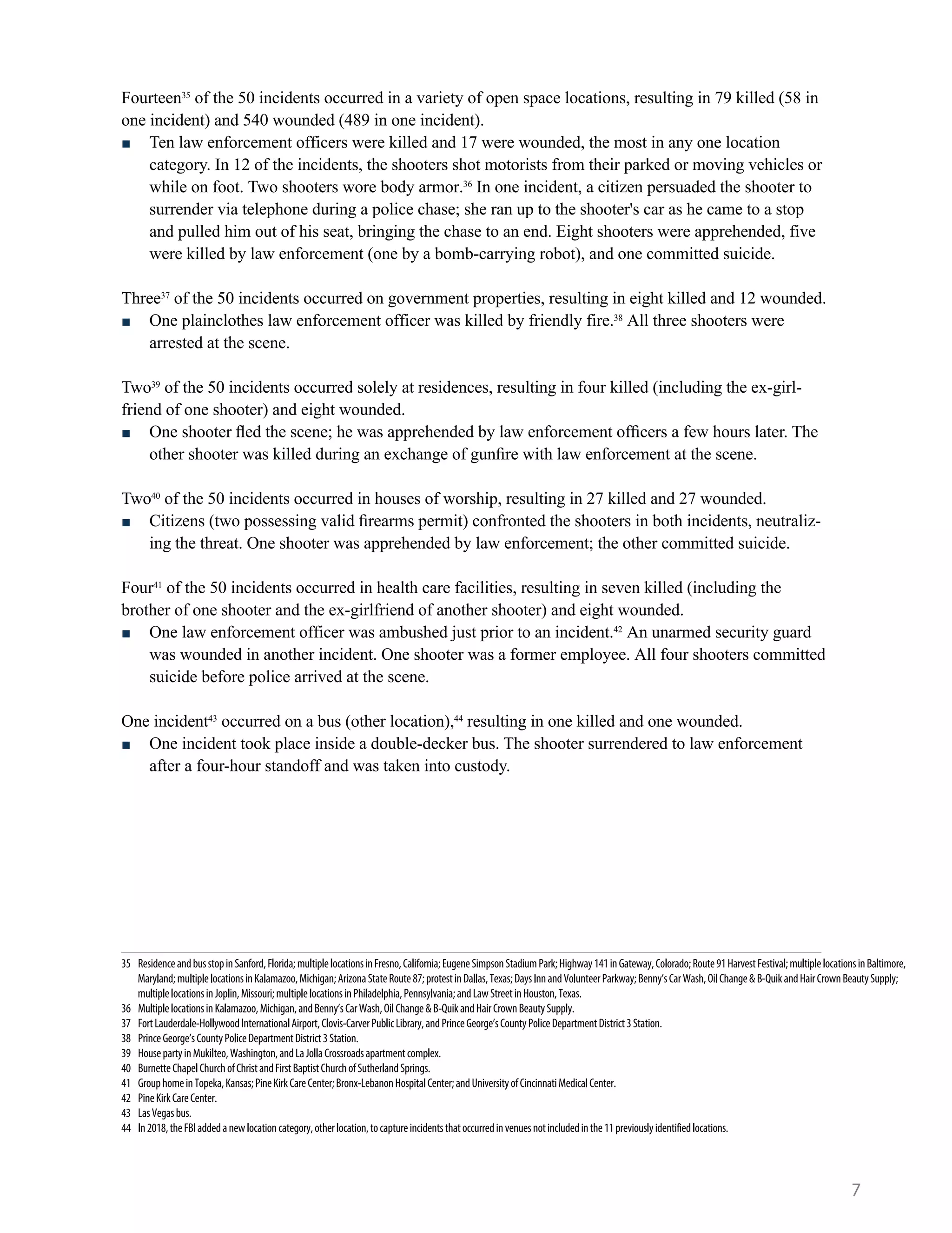 FBI Active Shooter Incidents 2016-2017 | PDF