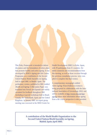 Active aging | PDF