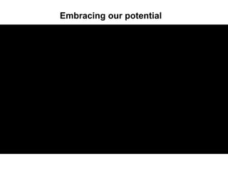 Embracing our potential
 