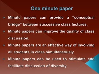 Active and collaborative learning