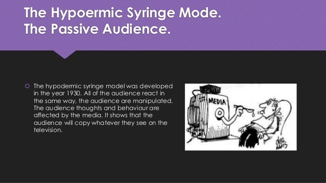 Active and passive audience theory