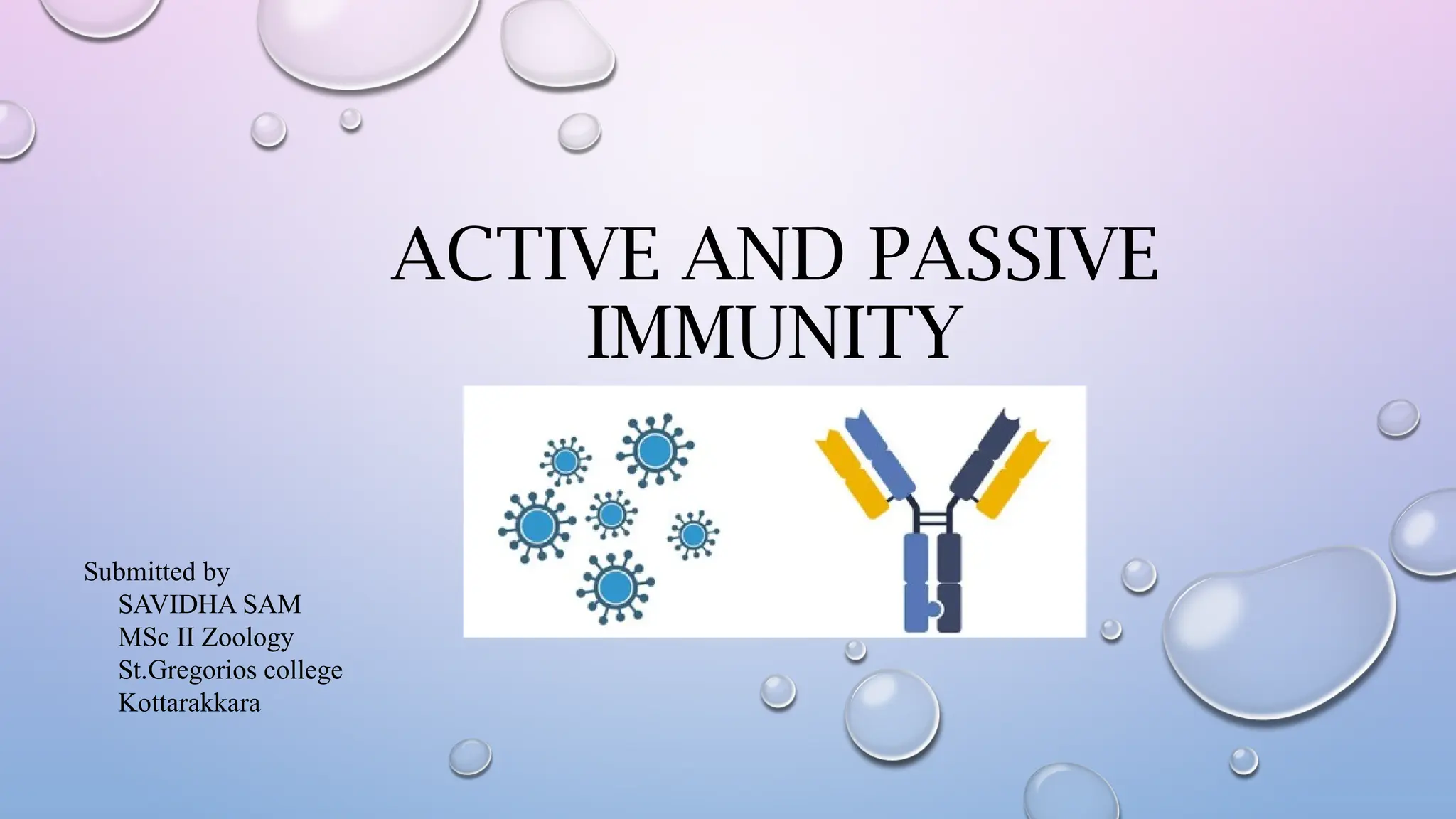 active and passive immunity and the mechanism of action | PPTX