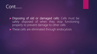 Cell Stop Functioning Representation Active and passive transport by M.Sohail Riaz Hashmi | PPTX