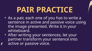 Lesson on Active and Passive Voice for Grade 7 | PPTX