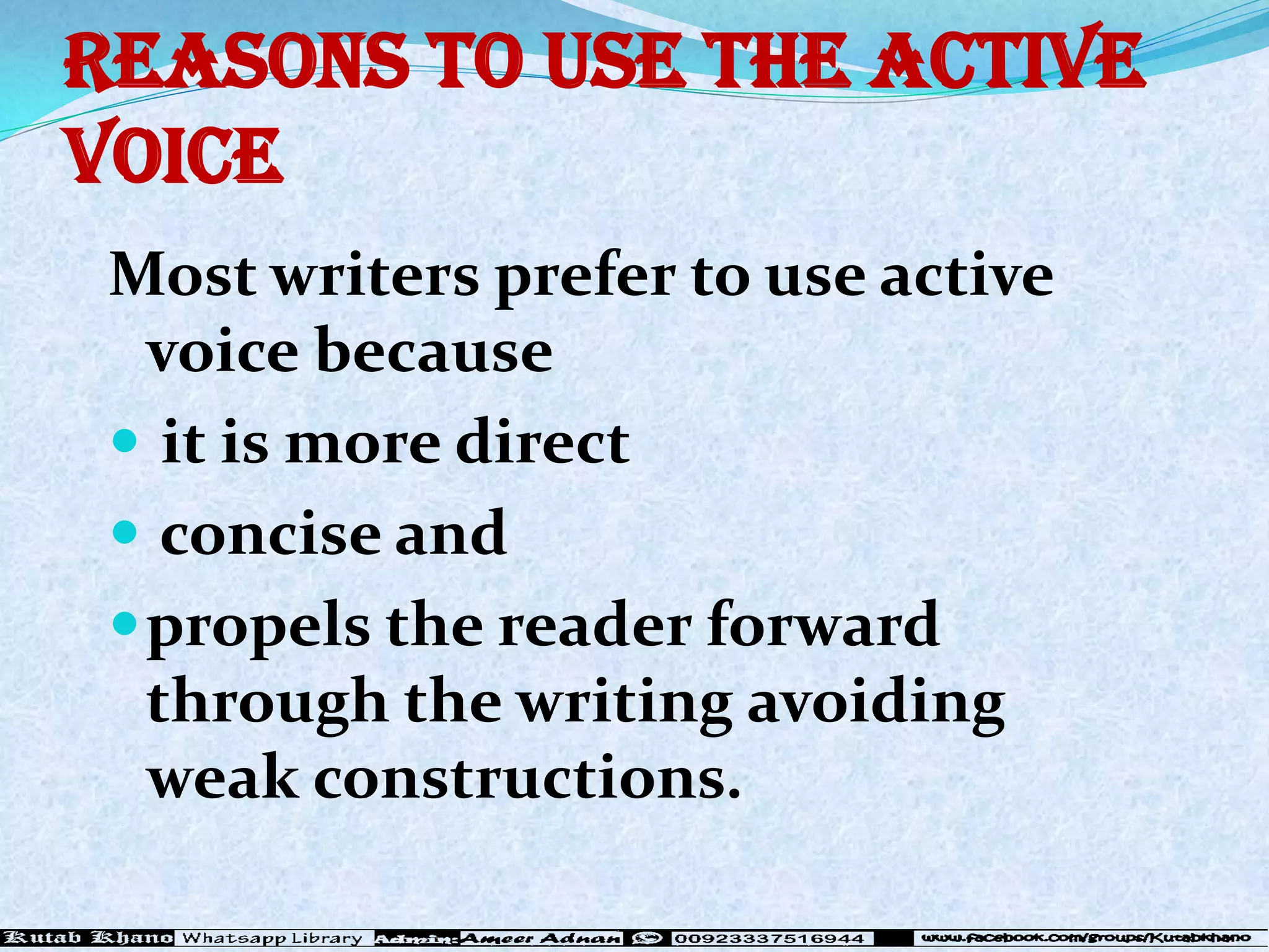 Active and passive voice | PDF