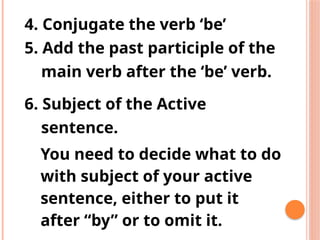 Be Active Add Comprehensive Guide to Active and Passive Voice in English Grammar | PPTX