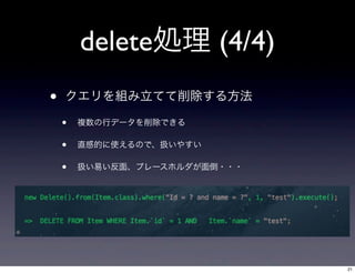 deleteI (4/4)
?

MƤ뷽

?

}Хǩ`Ǥ

?

ֱеĤʹΤǡQ䤹

?

Qפ桢ץ`ۥ浹???

21

 