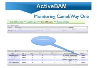  List of Servers => List of Flows => List of Routes => Route Details	

Click	
 On	
 Details	
 
 
