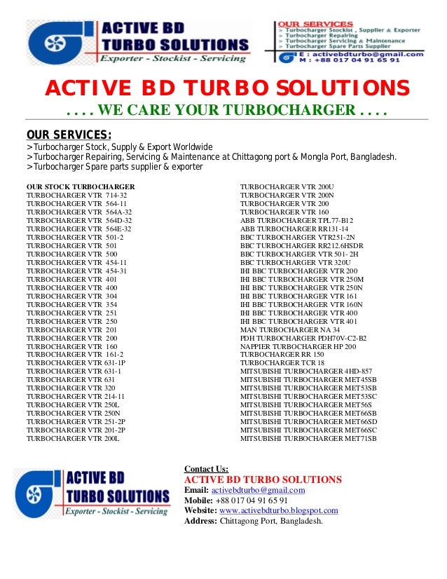 Active bd turbo solutions