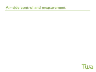 Air-side control and measurement
 