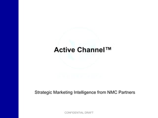 Active Channel™ Strategic Marketing Intelligence from NMC Partners 