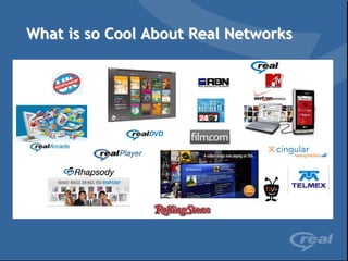 What is so Cool About Real Networks
 