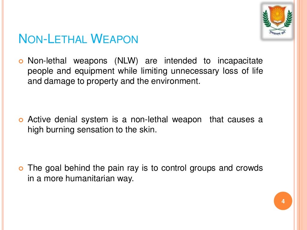 Active denial system