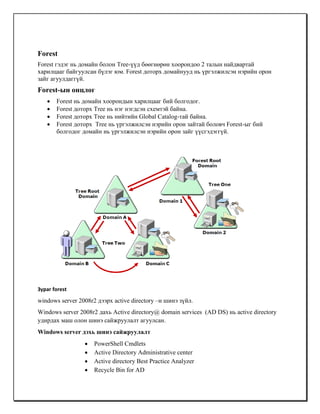 Active directory гэж юу вэ? | PDF
