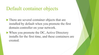 Active directory architecture | PPTX