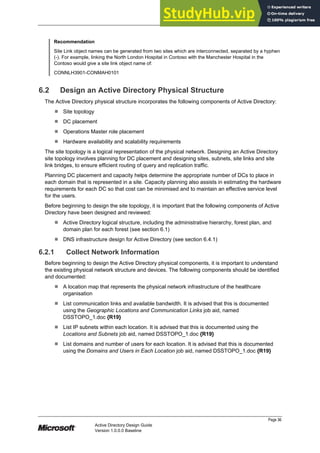 Active Directory Design Guide | PDF