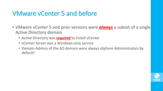 Active Directory for VMware vCenter 6.5