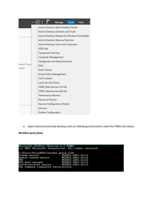 Active directory installation on windows server 2012 | PDF
